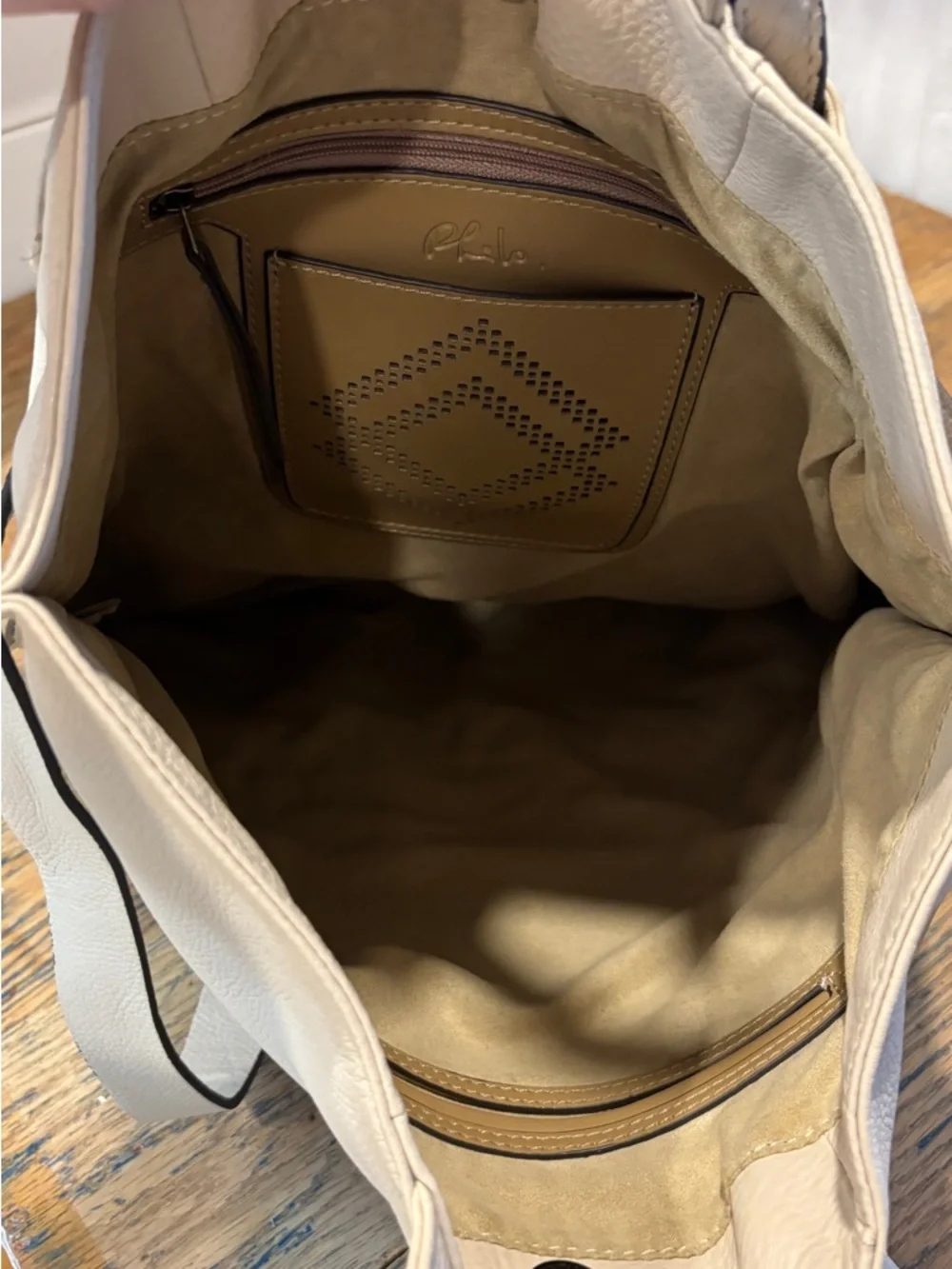 PHILO Beige Convertible Backpack - Picture 8 of 16
